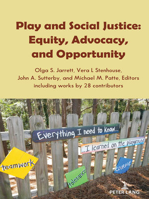 cover image of Play and Social Justice